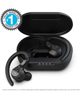 JLab Epic Air Sport ANC True Wireless Bluetooth 5 Earbuds | Headphones for Working Out | IP66 Sweatproof | 15-Hour Battery Life, 55-Hour Charging Case | Music Controls | 3 EQ Sound Settings