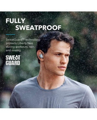 MULTITED RX Bluetooth Ear Buds - Water/Sweatproof, Designed for Workouts, Gym, Running, Hiking. 8 Hours Playtime, Premium Sound, and Deep Bass. Wireless in-Ear with Built-in Mic for iPhone, Android